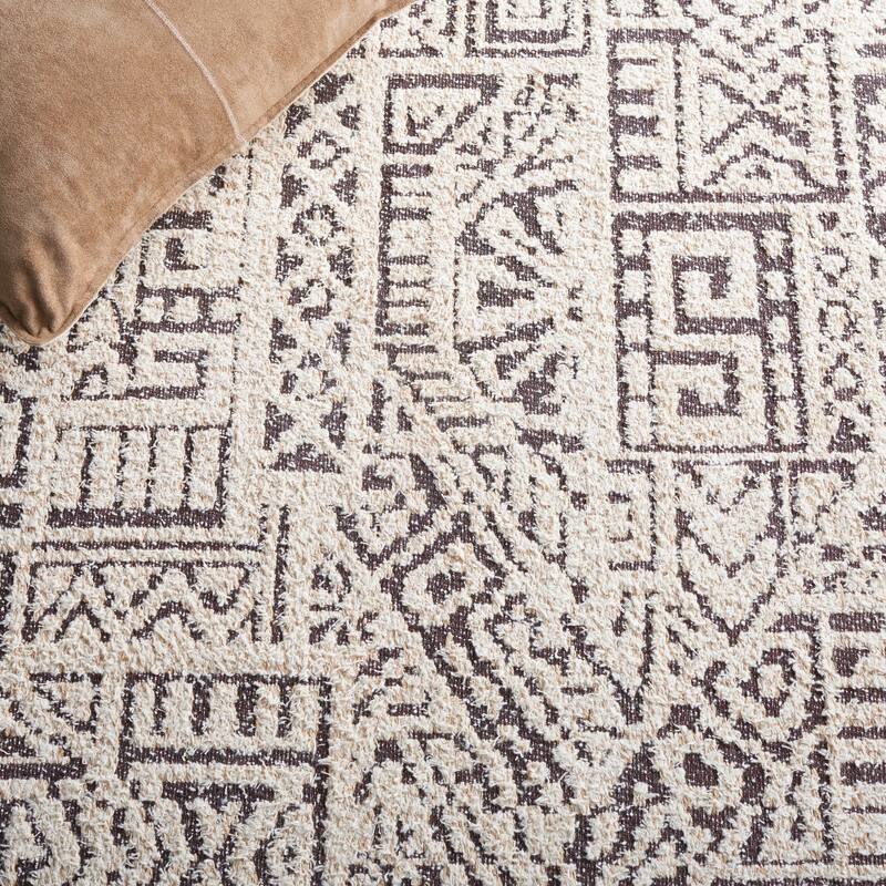 SAFAVIEH Hand-Woven Classic Vintage Renata Aztec Cotton Rug