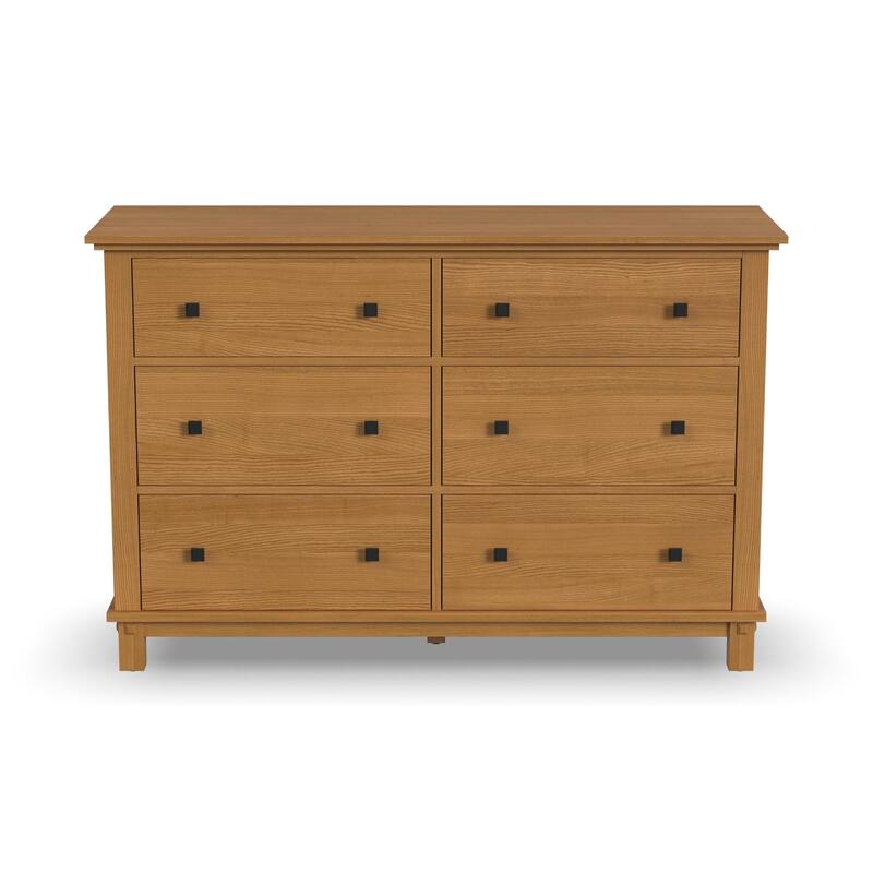 Homestyles Oak Park Brown Wood Dresser
