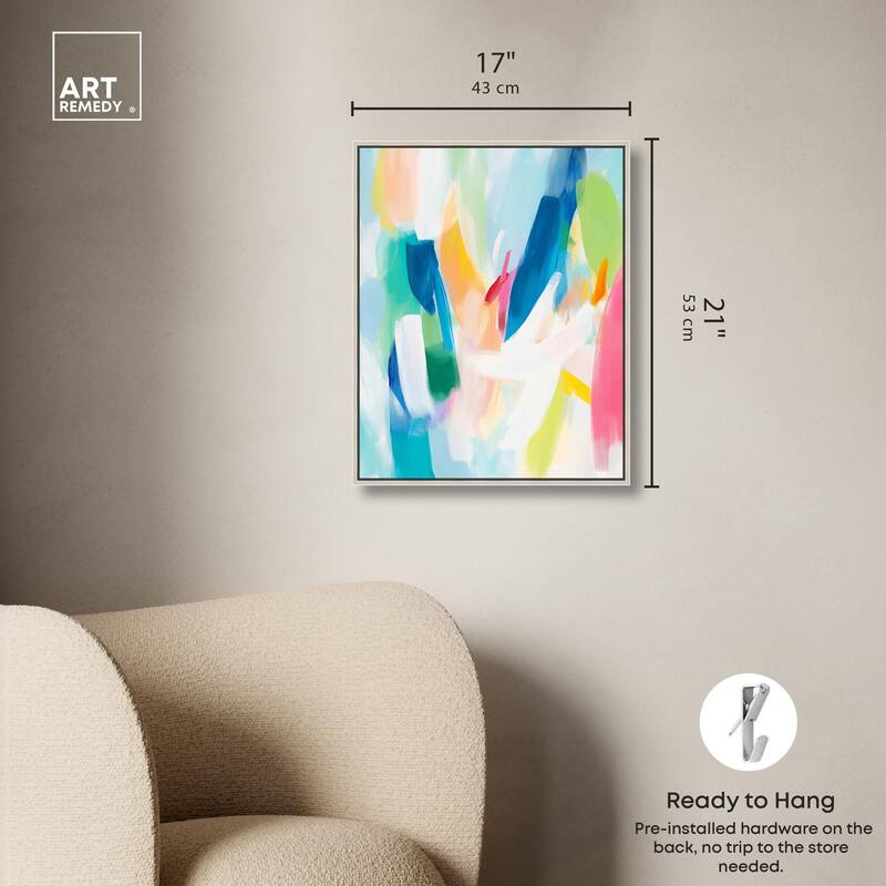 Whirlwind of Color II Canvas by Art Remedy
