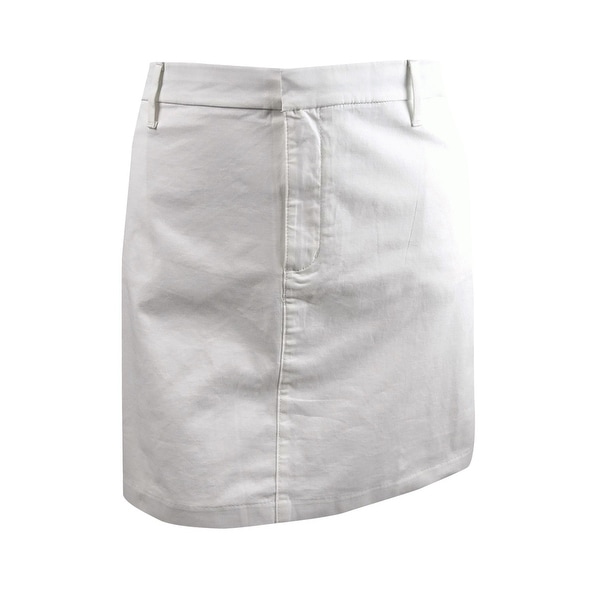 tommy hilfiger white denim skirt