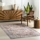 preview thumbnail 27 of 41, Nuloom Benoite Splashguard Medallion Machine Washable Area Rug 3' x 5' - Brown