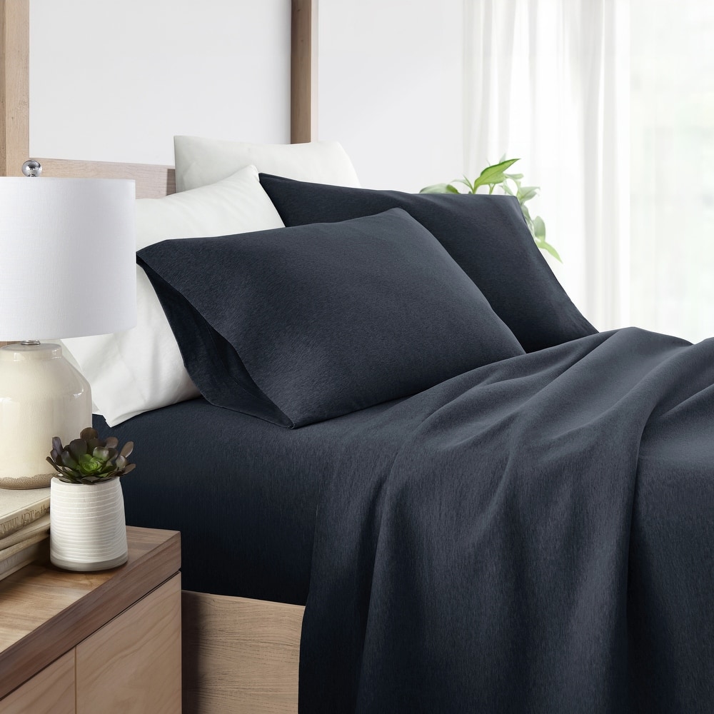 Ultra Soft 4 Piece Cotton Jersey Knit Sheet Set