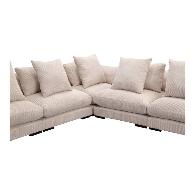 Aurelle Home Modern Timothy Modular Sectional - Large Classic L