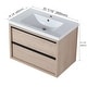 preview thumbnail 4 of 24, Beingnext 24"/30"/36" Bathroom Vanity with Sink, Floating Bathroom Vanity with Soft Close Drawer