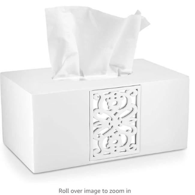 Creative Scents Decorative Tissue Case - White - White