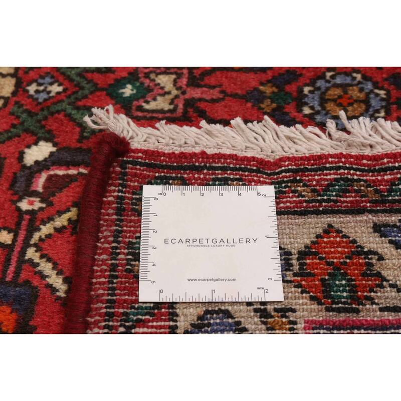 ECARPETGALLERY Hand-knotted Andelz Red Wool Rug - 3'5 x 5'0