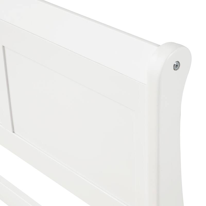 Minimalist Wood Platform Twin Bed Frame with Headboard and Footboard, No Box Spring Needed