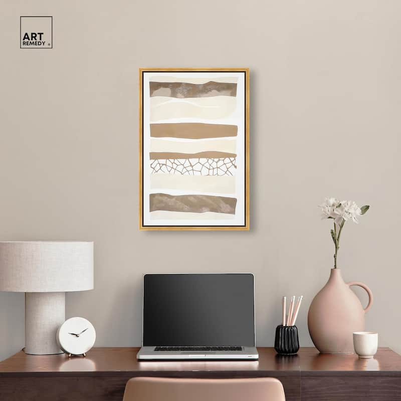 Relief Rifts II Canvas by Art Remedy