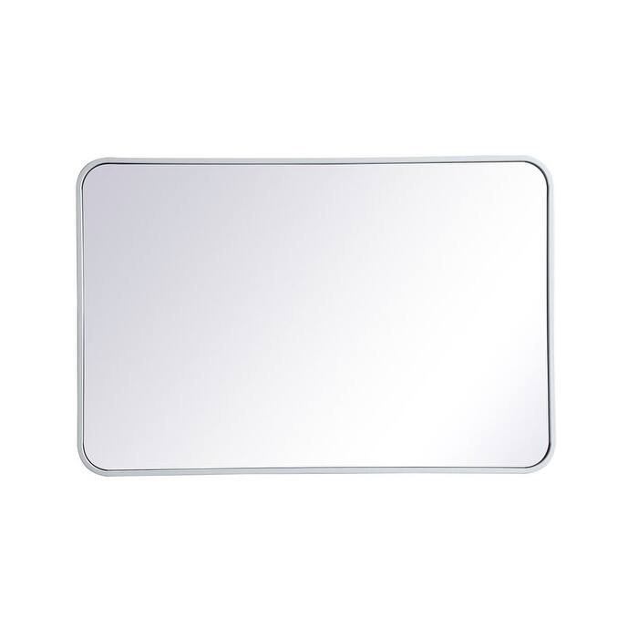 Elegant Lighting MR802436 Evermore 24" W x 36" H Rectangular Framed
