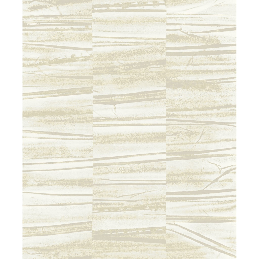 A-Street Prints Lithos Light Yellow Geometric Marble Wallpaper