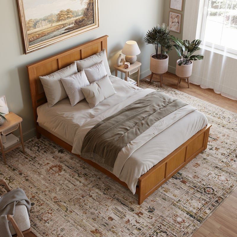 AFI, Madison Foundation Bed with Matching Footboard