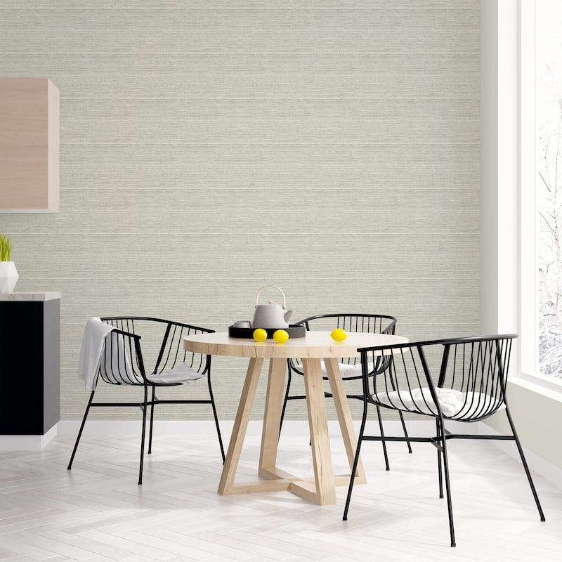 Galerie Wallcoverings Just Kitchens Grasscloth Effect Vinyl on Non-woven Matte Wallpaper Roll
