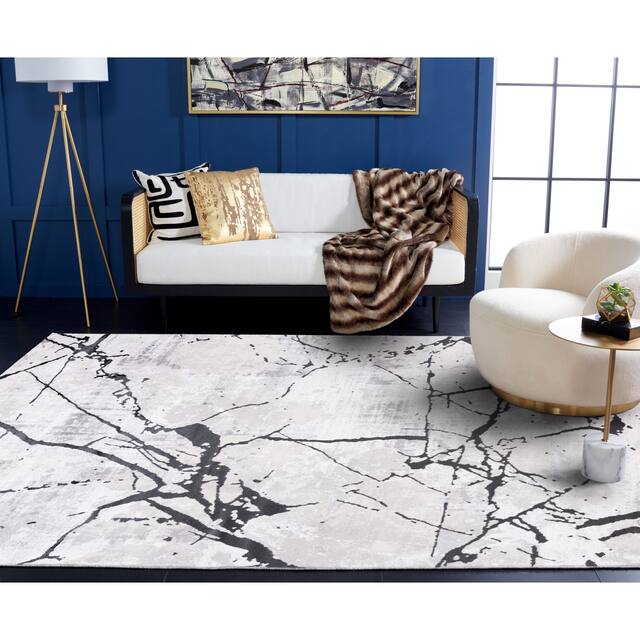 SAFAVIEH Amelia Fietje Modern Abstract Distressed Rug