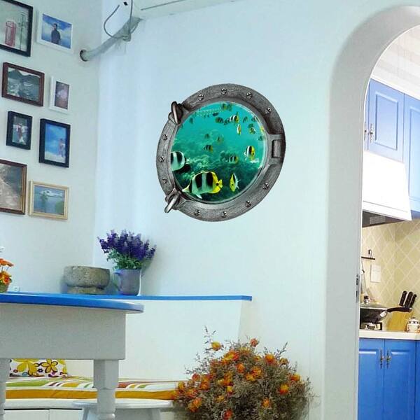 Shop Home Room Bathroom Removable Art Magic 3d Diy Decor Wall