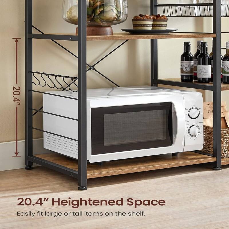 Baker's Rack - 15.7"D x 35.4"W x 33"H
