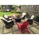 Liam Outdoor Wicker Swivel Club Chair with Cushion (Set of 4) by Christopher Knight Home