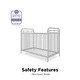 preview thumbnail 15 of 28, Little Seeds Monarch Hill Hawken Metal Crib