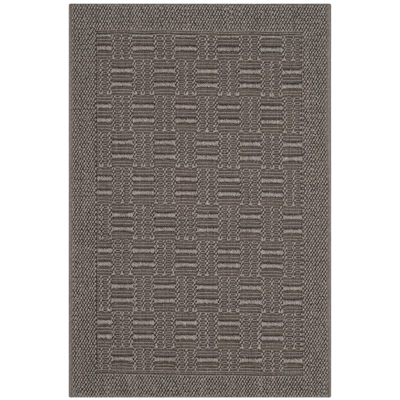 SAFAVIEH, Palm Beach Zettie Modern Sisal Rug - 2' x 3' - Ash
