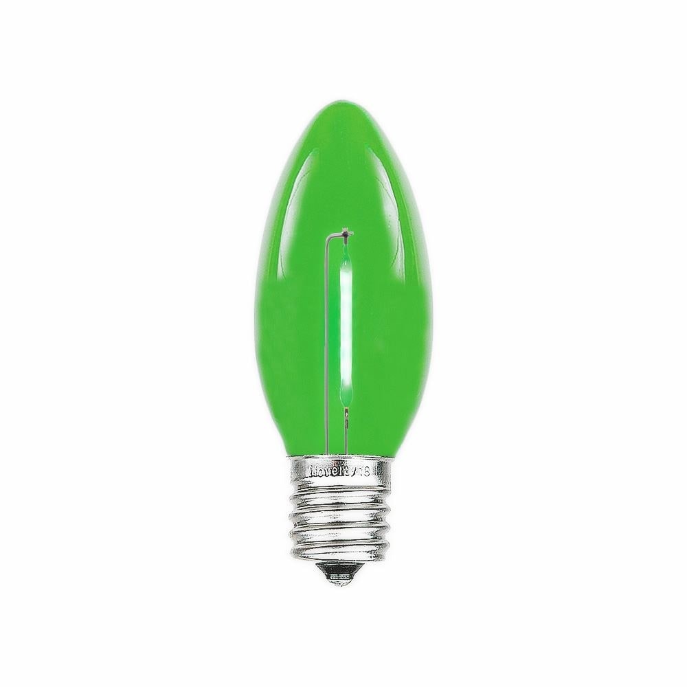 25 Pack C9 LED Outdoor Christmas Replacement Bulbs, Warm White, C9/E17 Base