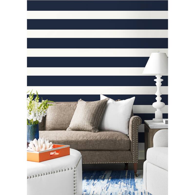 Luxe Haven Designer Stripe Peel and Stick Wallpaper