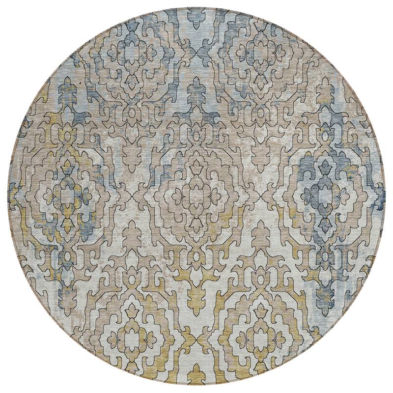 Machine Washable Indoor/ Outdoor Chantille Transitional Rug