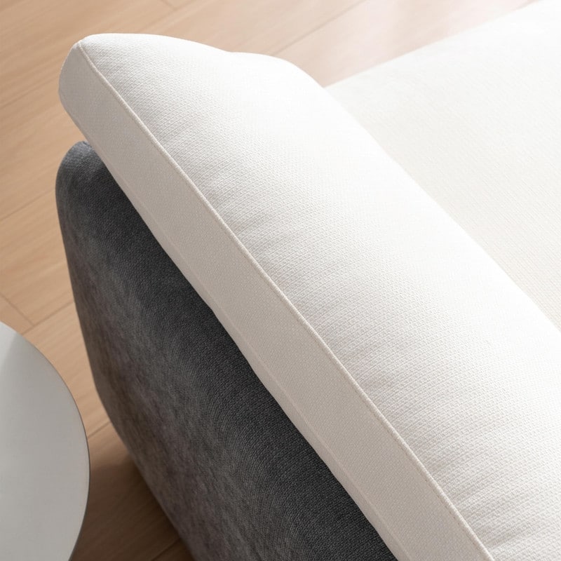 50" Oversized Chenille Accent Chair, Wide Deep Seat Upholstered Armchair with Pillows