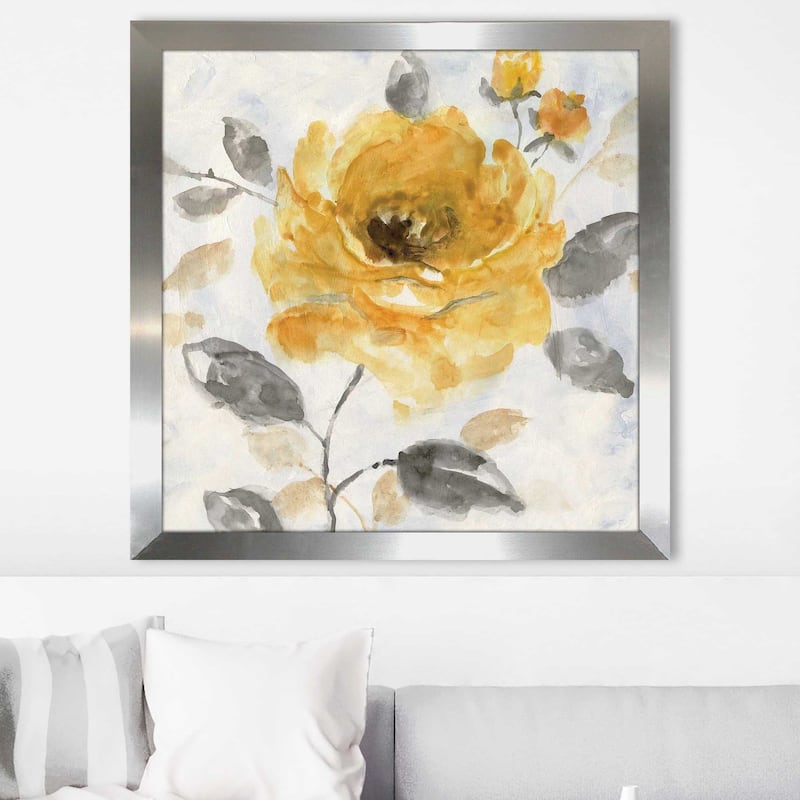 "Honey Rose I (Square)" by Nan Print on Acrylic