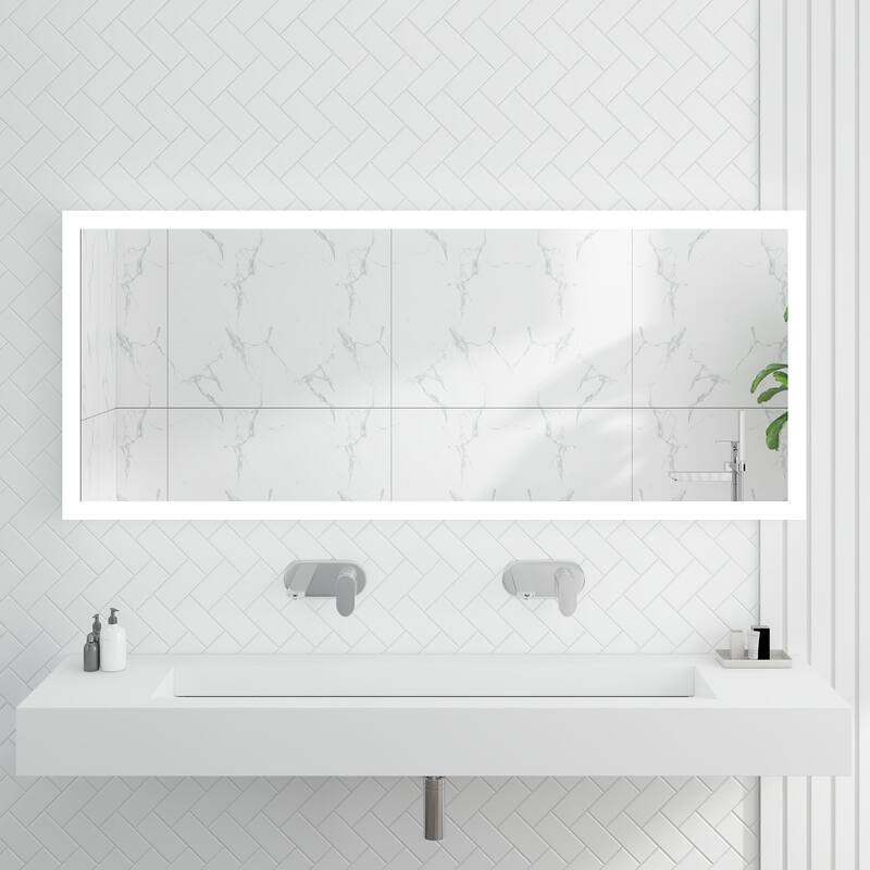 Sabrina Modern LED Bathroom Vanity Mirror