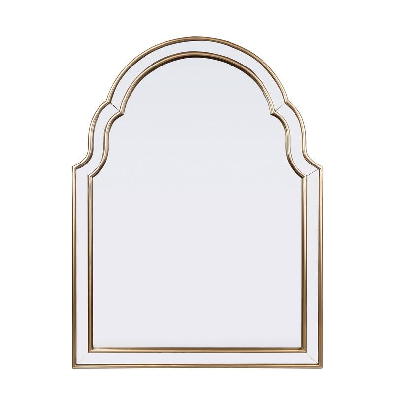 Arch Gold Wall Mirror for Wall Decor - 31.5"×23.6"