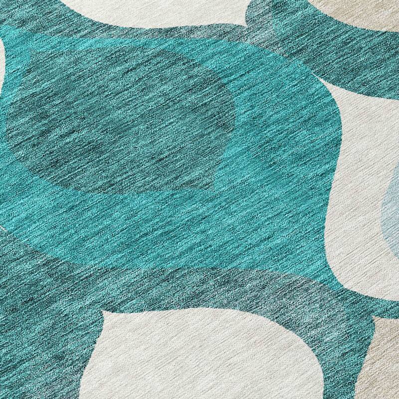 HomeRoots Ogee Transitional Rectangle Outdoor Rug