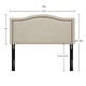preview thumbnail 19 of 18, Madison Park Augusta Upholstered Headboard