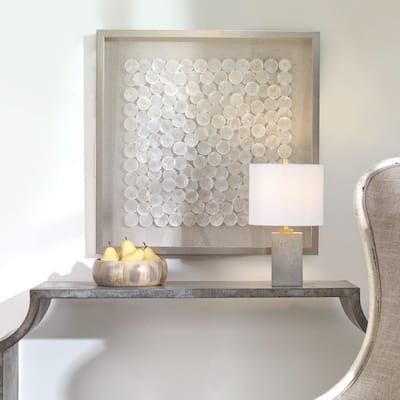 Capiz Shell Shadow Box Wall Decoration - 31.5"