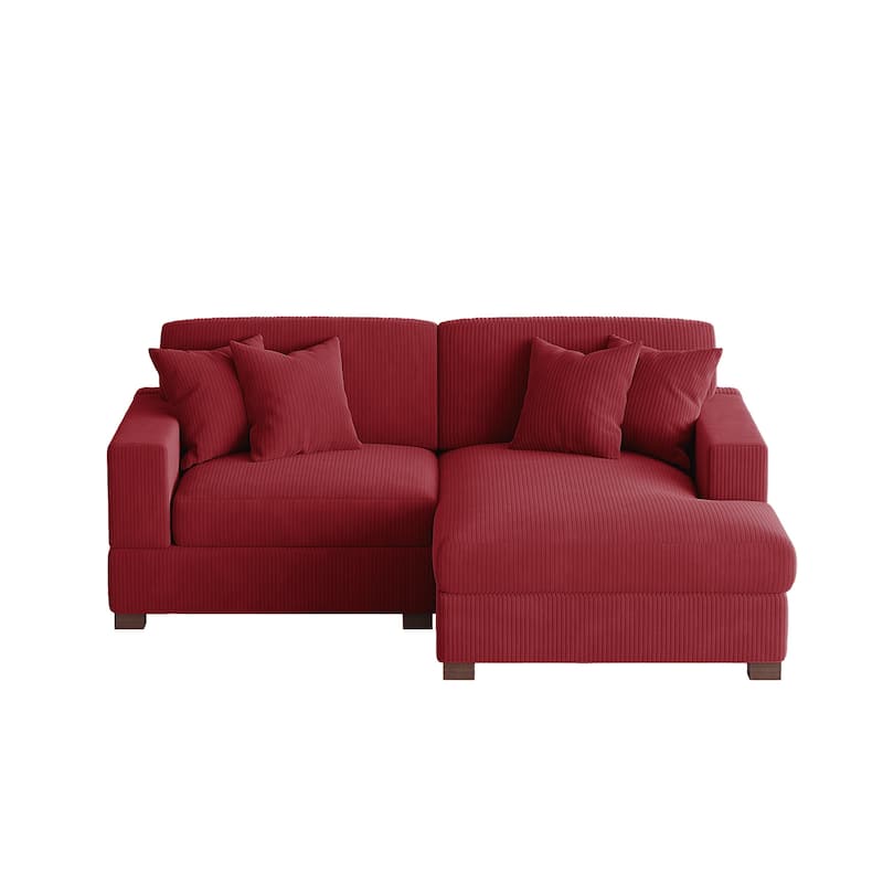 Oversized L-shaped Modular Sectional Sofa with Chaise Lounge
