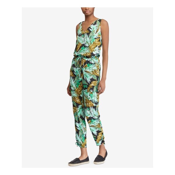 green leaf jumpsuit