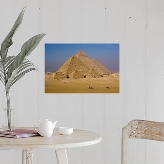 Egypt Poster Ancient Monuments PYRAMIDS OF GIZA Glossy 8x10 Photo Print Cairo 