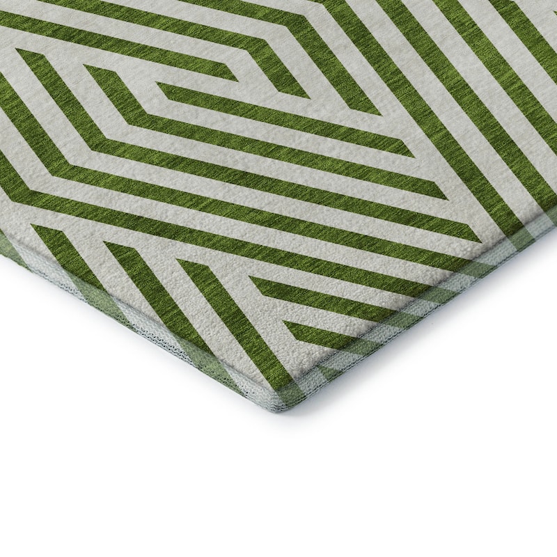 Premium Washable Super Soft Contemporary Geo Mayfield Rug