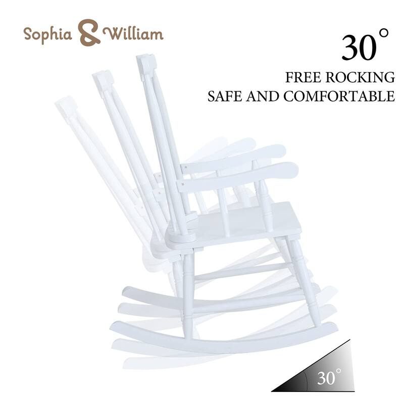 Outdoor Wooden Rocking Chair