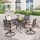 preview thumbnail 18 of 24, Viewmont 5-piece Outdoor Dining Set by Havenside Home Small Lattice Weave