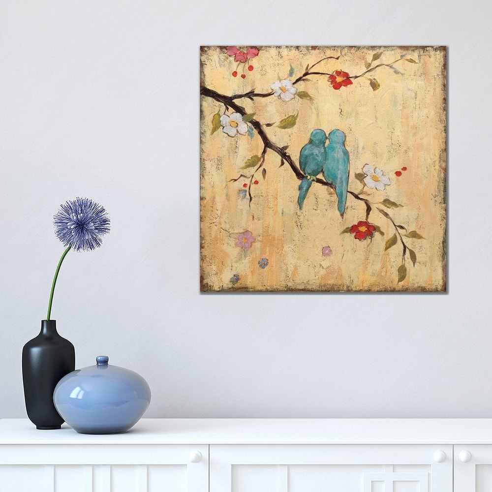 iCanvas "Love Birds II" by Katy Frances Canvas Print