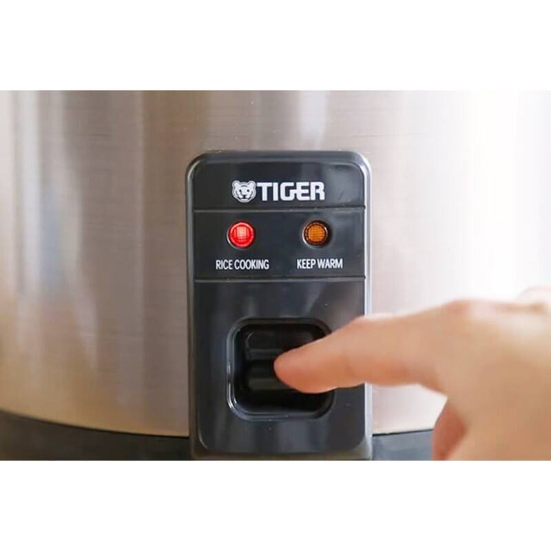 Tiger JNPS18UHU 10Cup Rice Cooker and Warmer, Stainless Steel Gray