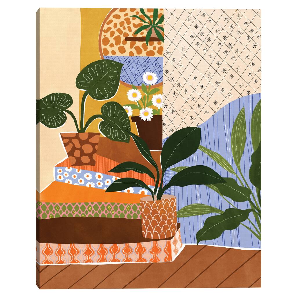 Vintage Staircase by Alja Horvat Canvas Art Print