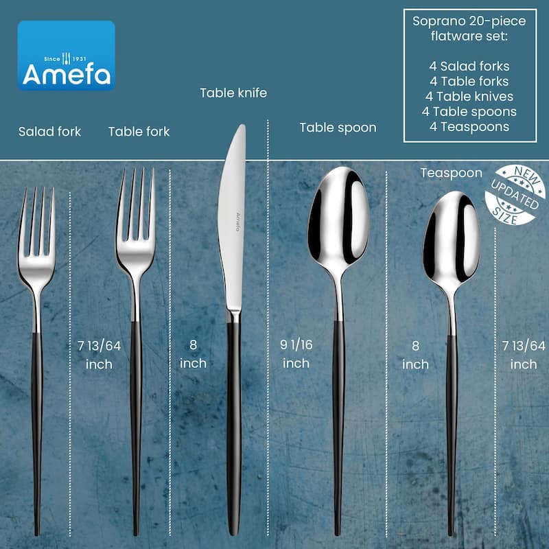 Amefa Soprano 20 piece Flatware Set
