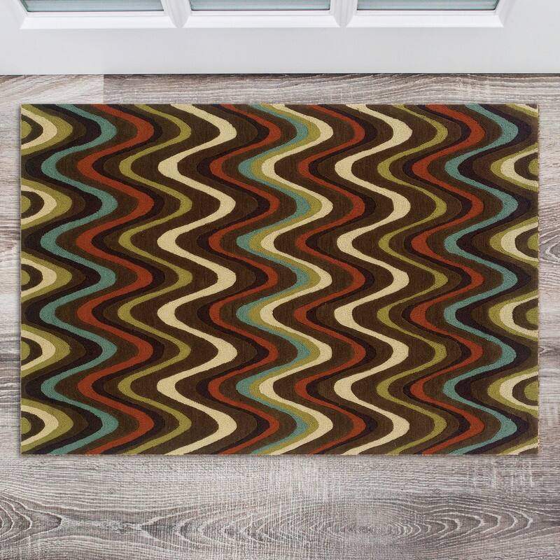 Hand Tufted Trio Miso Area Rug