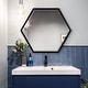 preview thumbnail 3 of 35, Kate and Laurel Calter Hexagon Framed Wall Mirror