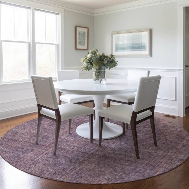 Machine Washable Indoor/ Outdoor Chantille Ombre Abstract Rug