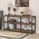 preview thumbnail 5 of 19, Rustic Console Sofa Table, 3 Tiers Industrial Narrow Long Sofa Table