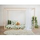 preview thumbnail 3 of 3, Custom Kids Furniture Floor Twin Canopy Bed with Slats