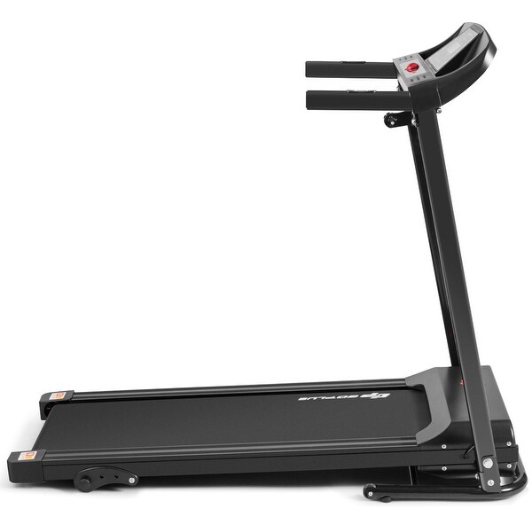 Goplus 1hp goplus electric treadmill folding motorized power running fitness machine clearance