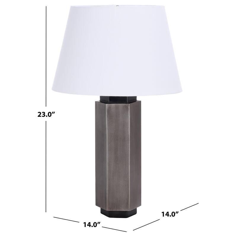 SAFAVIEH Lighting Emlyn 23-inch Table Lamp - 14"W x 14"D x 23"H