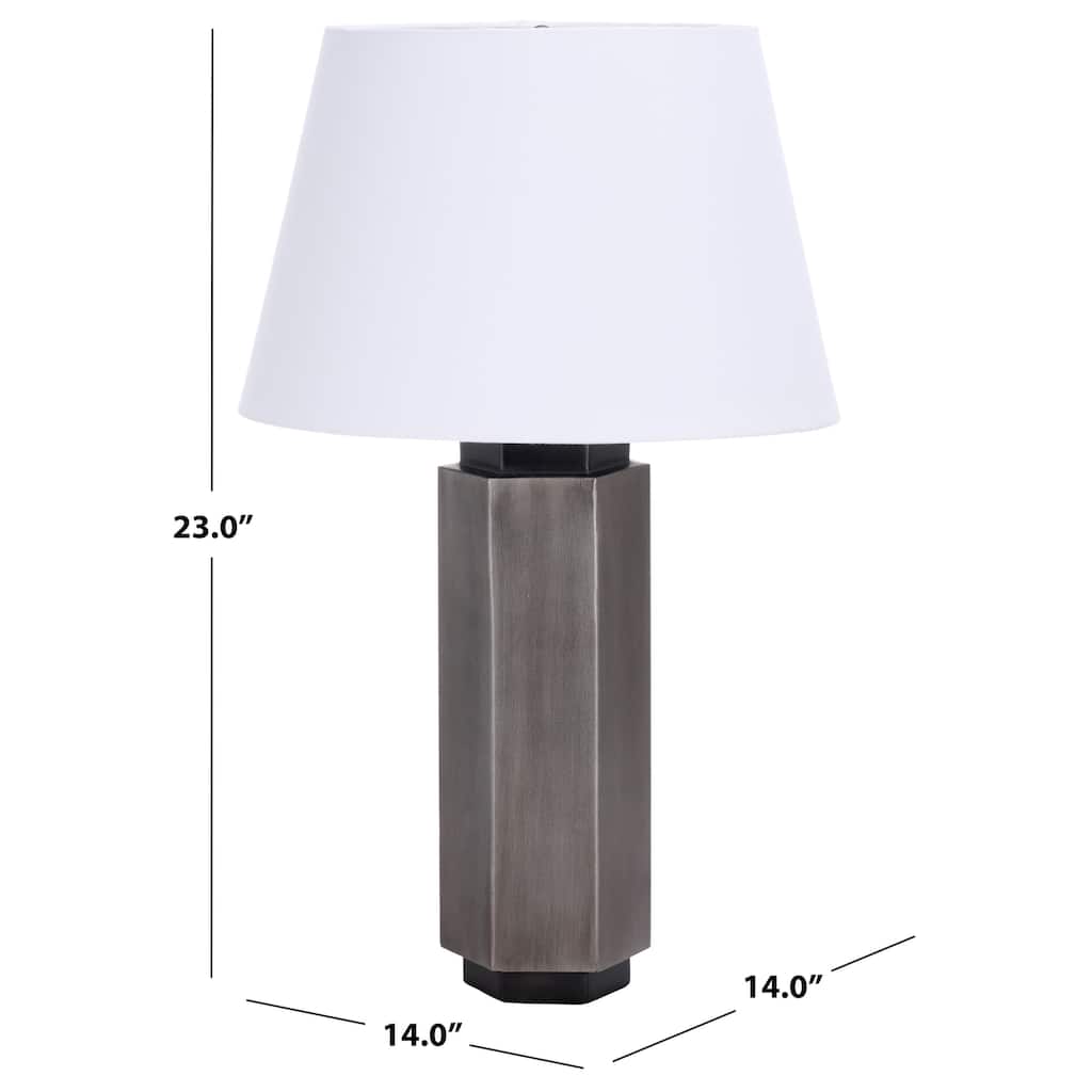 SAFAVIEH Lighting Emlyn 23-inch Table Lamp - 14"W x 14"D x 23"H